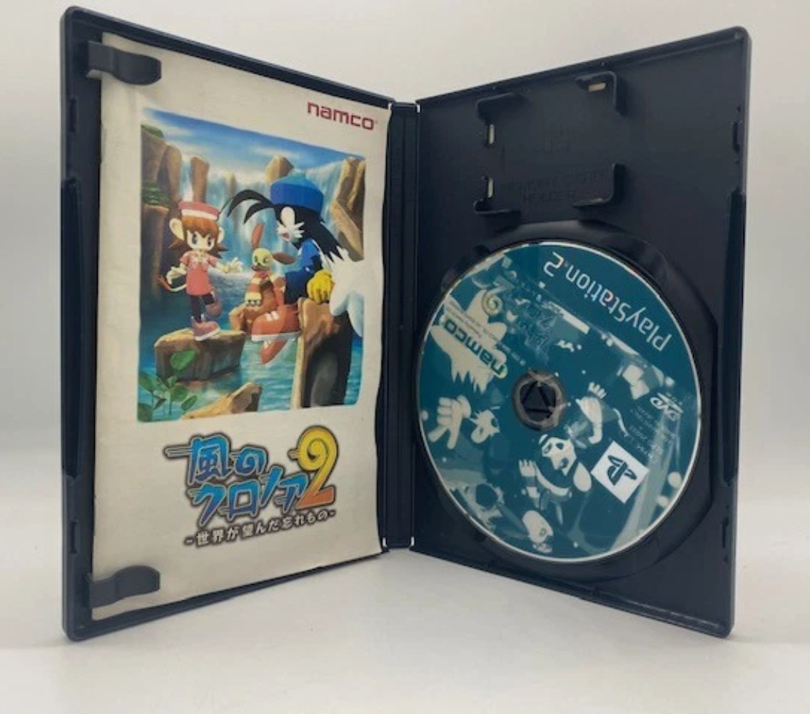 PS2 Playstation2 Console w/ Klonoa Door to Phantomile 3 set SCPH-70000 JP Ver.