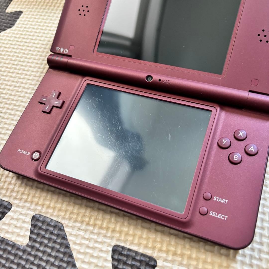 Nintendo DSi LL Wine Red Console Tested Working Region Free Boxed Complete