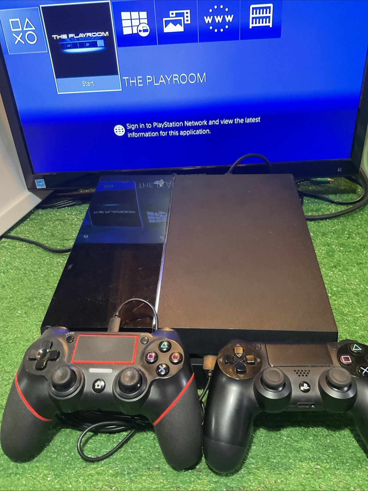 Sony PlayStation 4 CUH-1001A 500GB PS4 Console, 2 Controllers, Cables Tested 👍