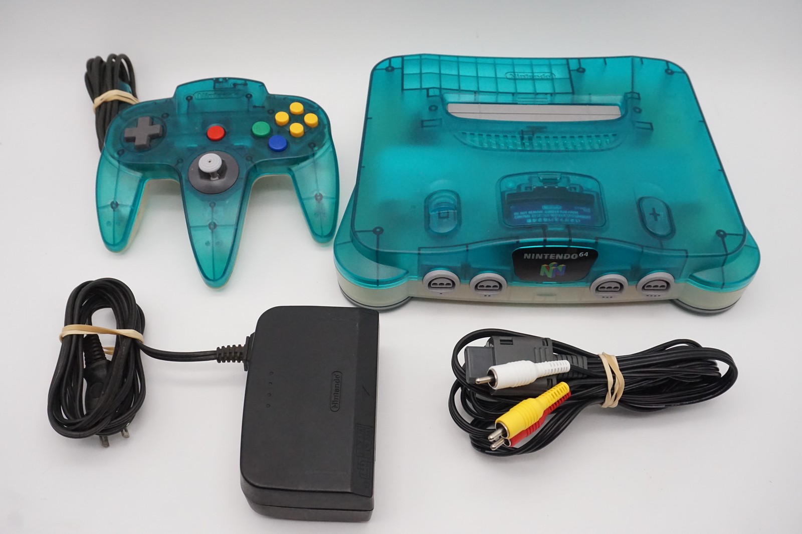 Nintendo Japan Ice Blue N64 Console And Controller Region Free NUS-001