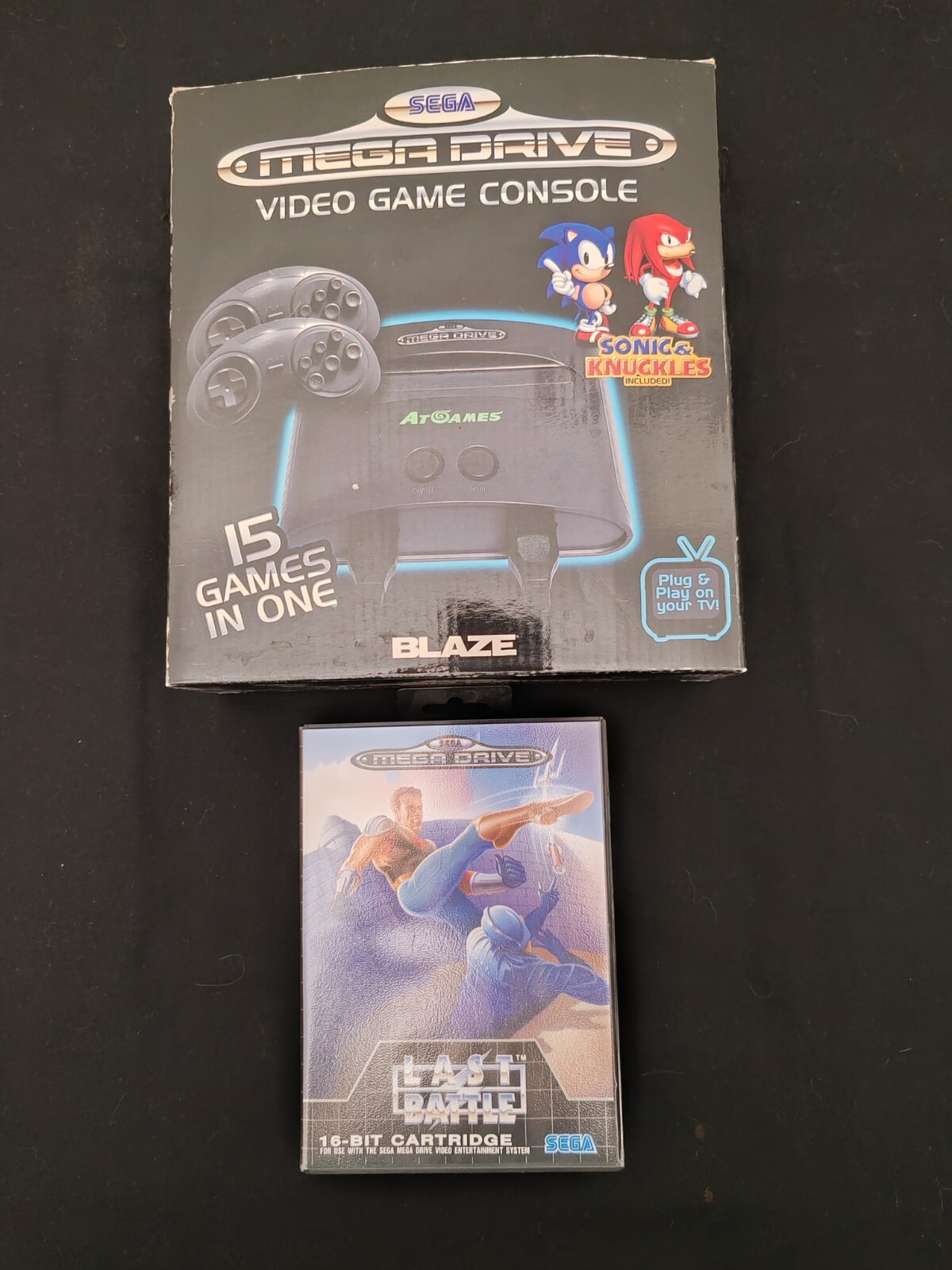 Blaze Sega Mega Drive PAL – NTSC 15 Games Plus Last Battle Pal Mint