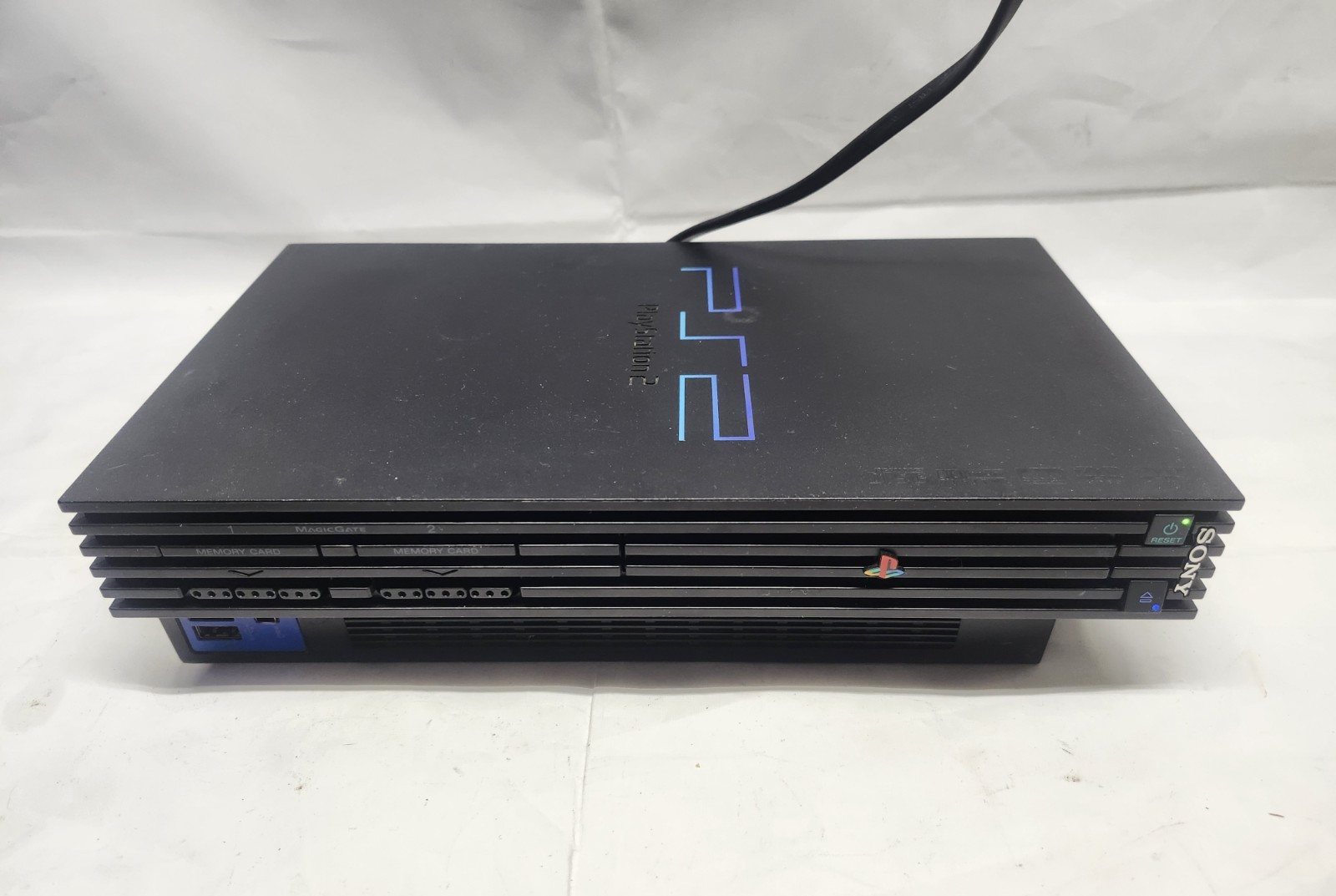 Sony PS2 Fat Console SCPH-39001 PlayStation Bundle 2 Controllers Box Game TESTED