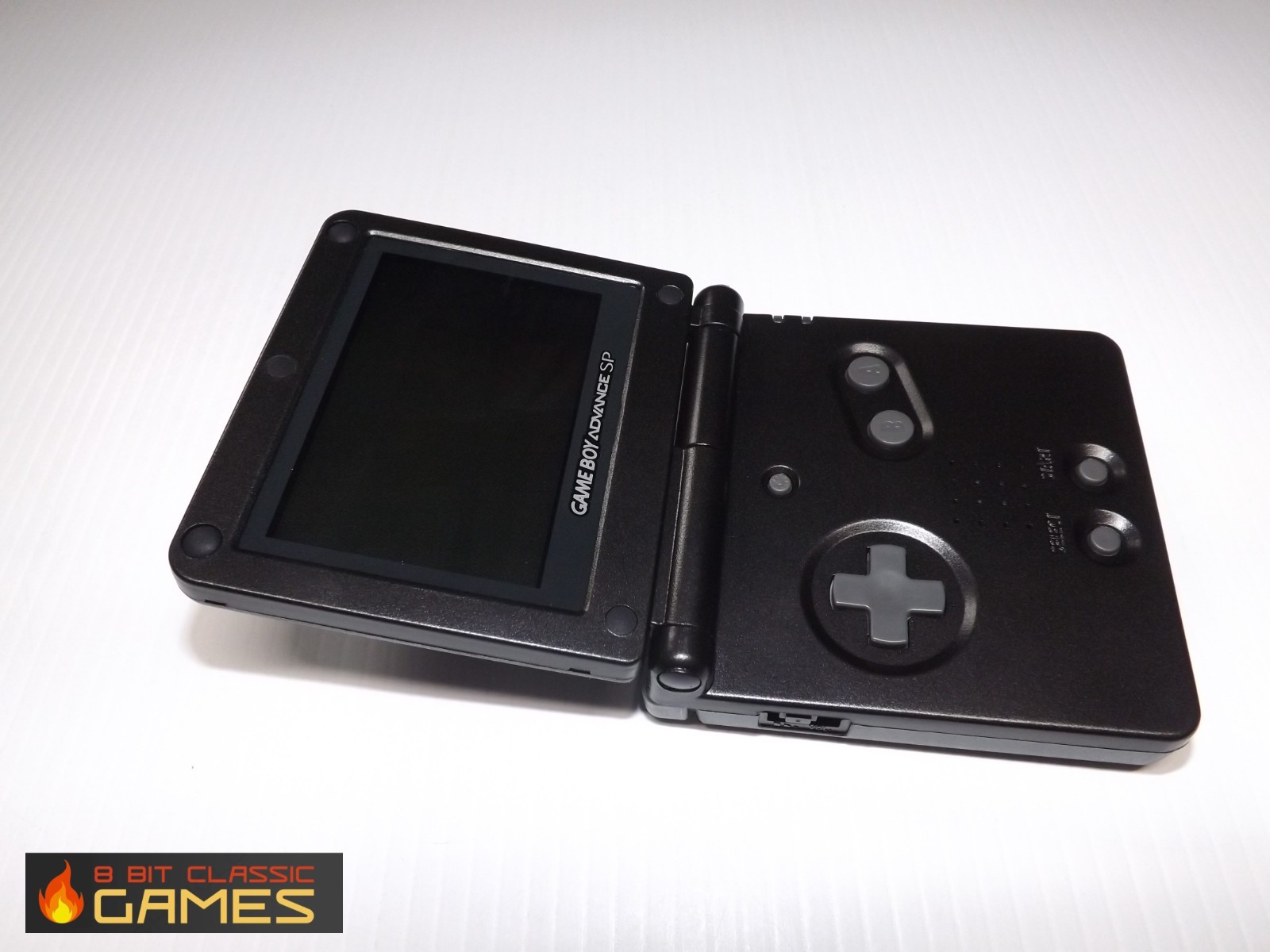 RESHELLED! NEW BATTERY! Black Nintendo Gameboy Advance SP 101 System – 610a