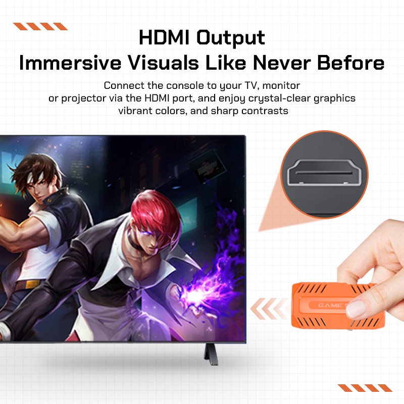 U36 Retro Game Console 4K HDMI TV Stick Dual Wireless Controllers 50000+ G