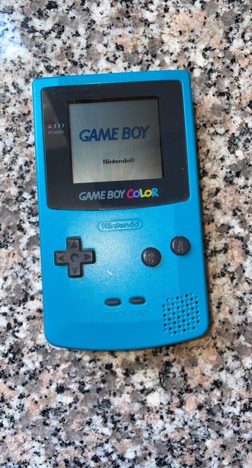 Nintendo Game Boy Color Handheld Game Console -Teal (with super Mario land game)