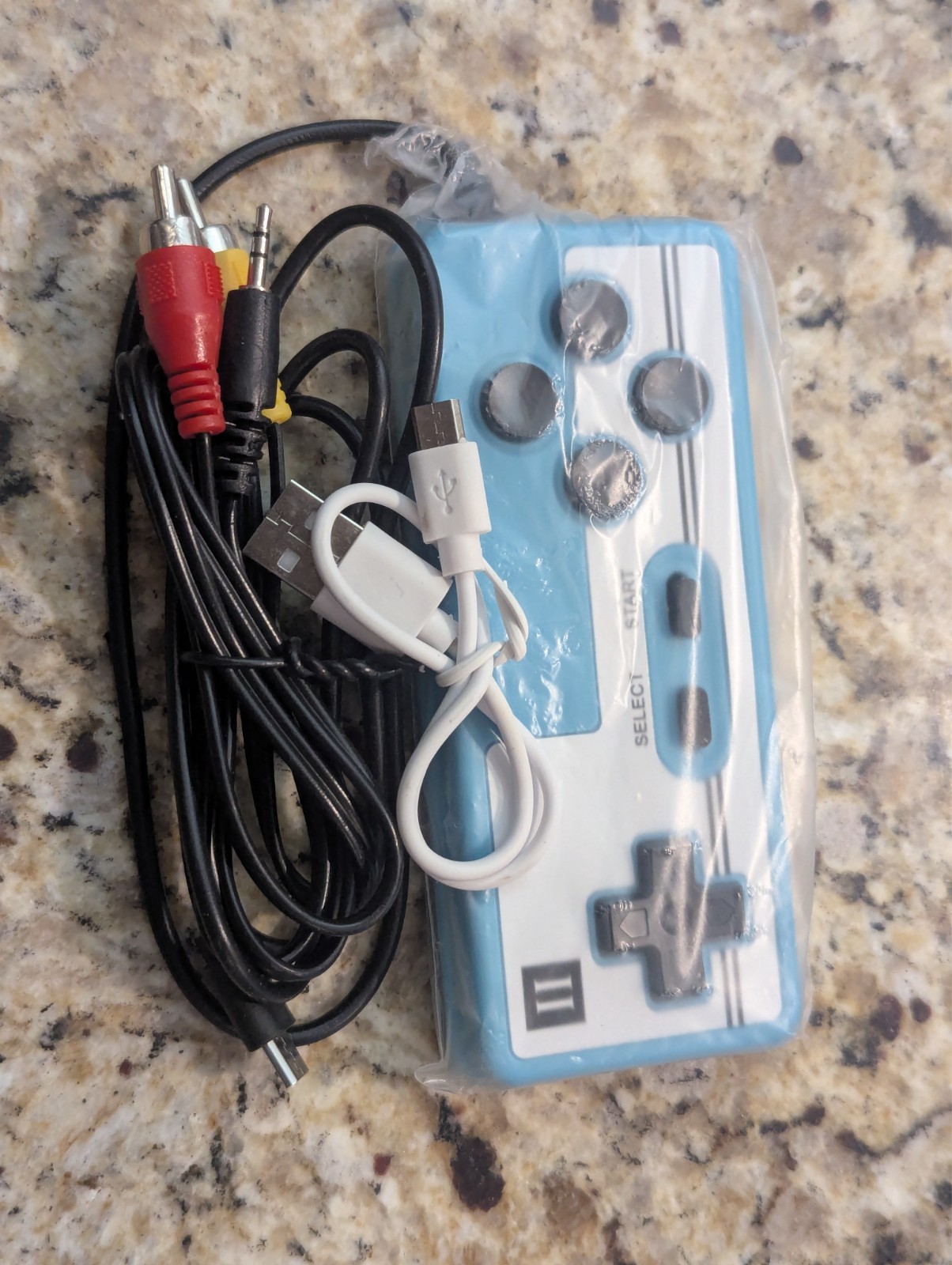 Digital Game System 3.0 inch LCD Screen Retro Handheld Console Light Blue