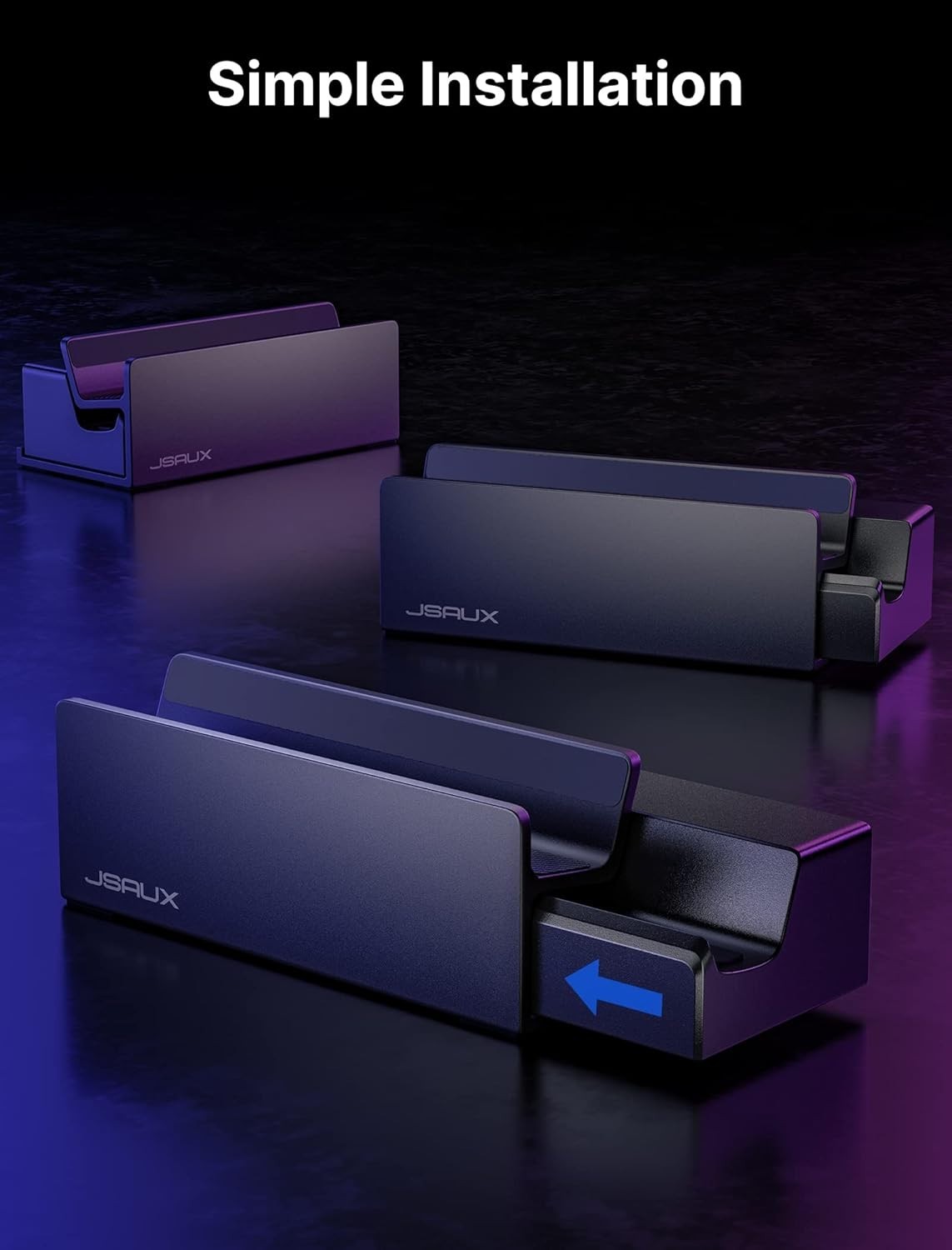 Secure Anti-Slip Steam Deck Stand for Gaming with Protective Case Compatibility