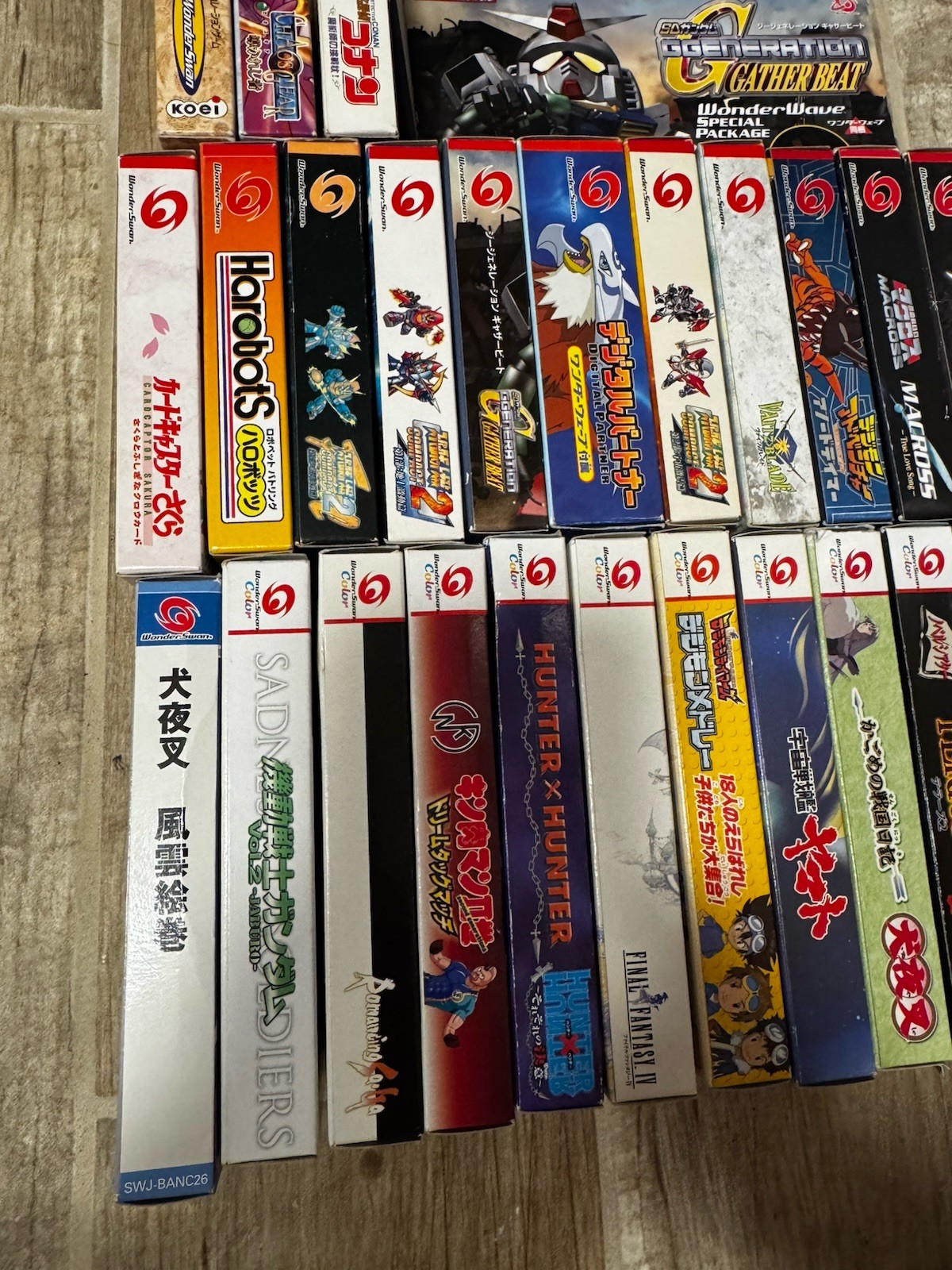 Wonder Swan Crystal Collection 30 Games all CIB Japan WondeSwan system US Seller