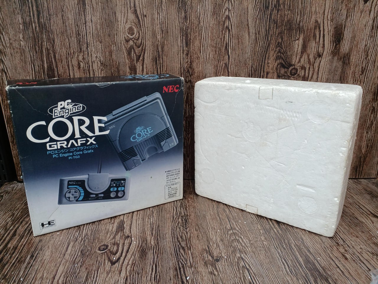 NEC PC Engine CoreGrafx Console System Japan PI-TG3 HuCard Gaming Retro Rare