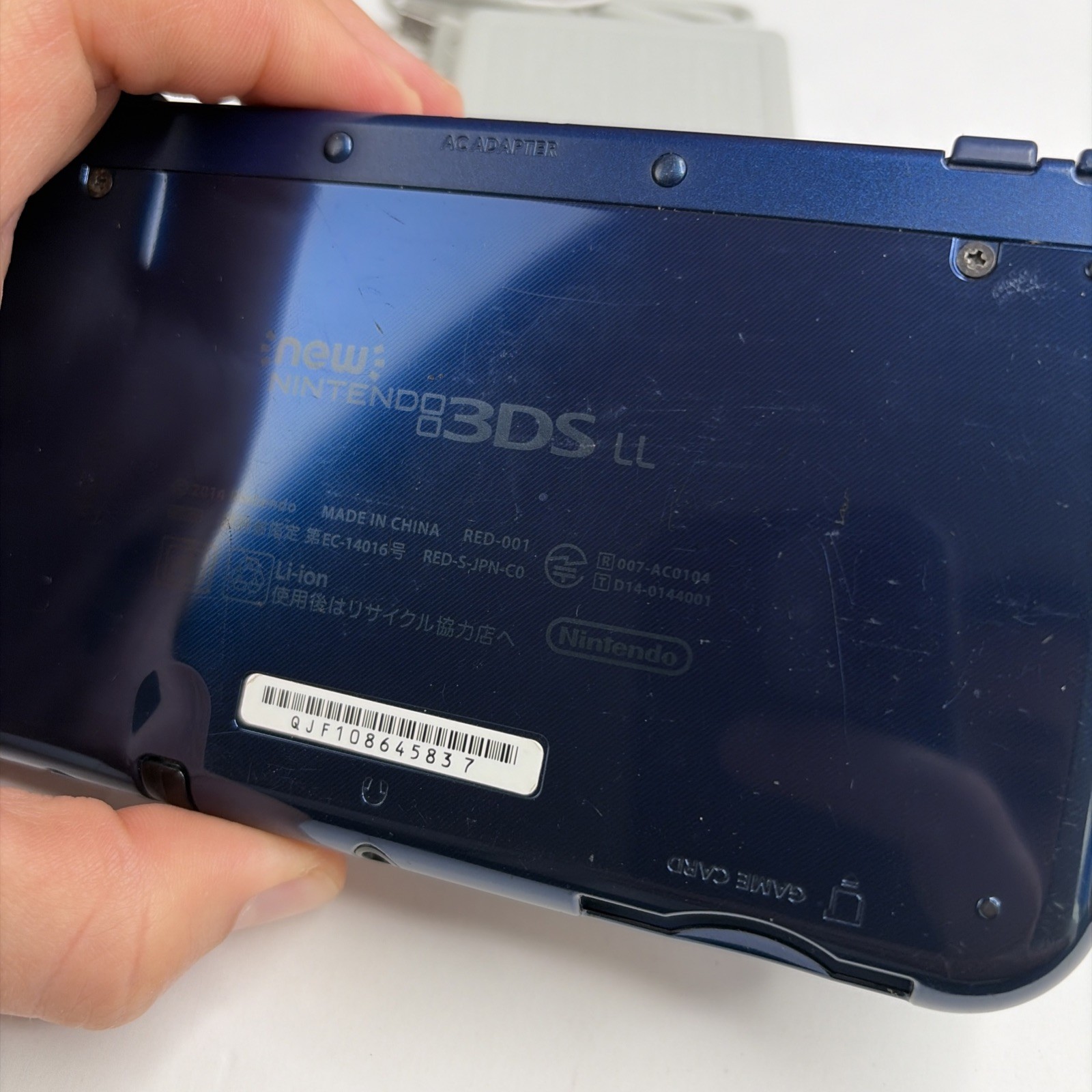 New Nintendo 3DS XL LL Blue Console – Tested! W Charger Stylus