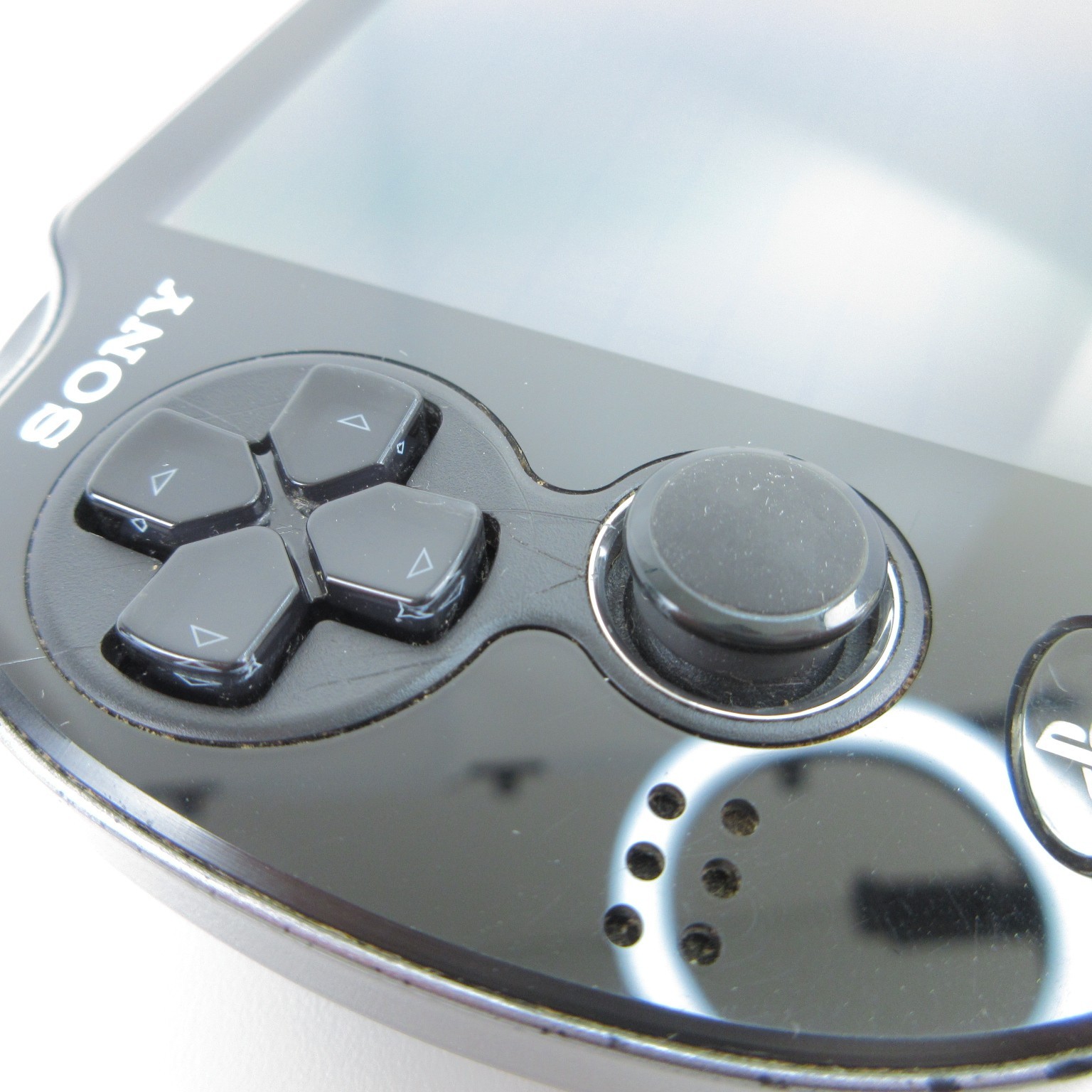 【Very Good】Sony PS Vita PCH-1000 Crystal Black Wi-Fi Model Console only #Arr1011