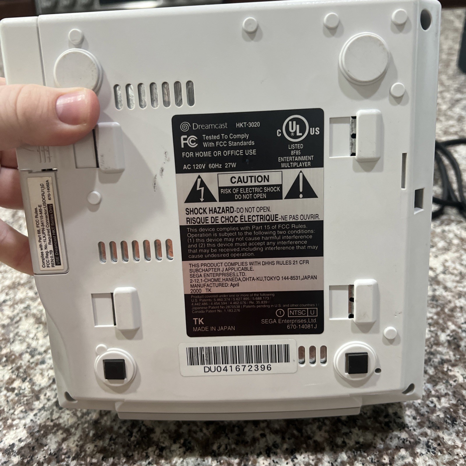 SEGA Dreamcast HKT-3020 Home Console – White