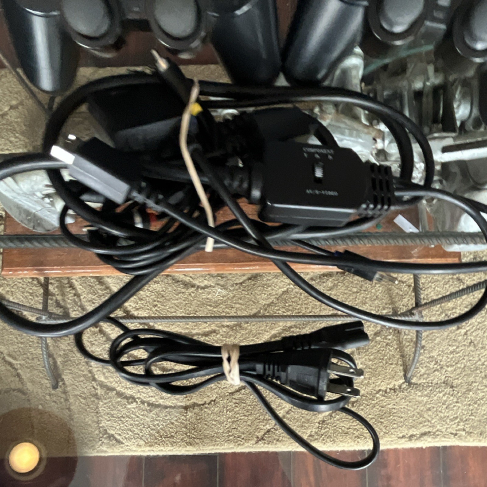 Sony PlayStation 2 Console SCPH-39001 Black Controllers Cables USB Expansion Bay