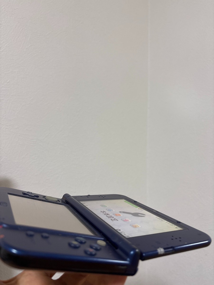 New 3DS LL XL Metalic blue Japan Nintendo Console region Japanese B969