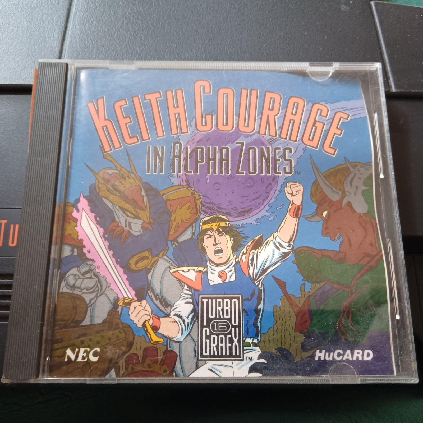 Turbografx 16 Console Lot with Game (NEC Electronics, Vintage Games)