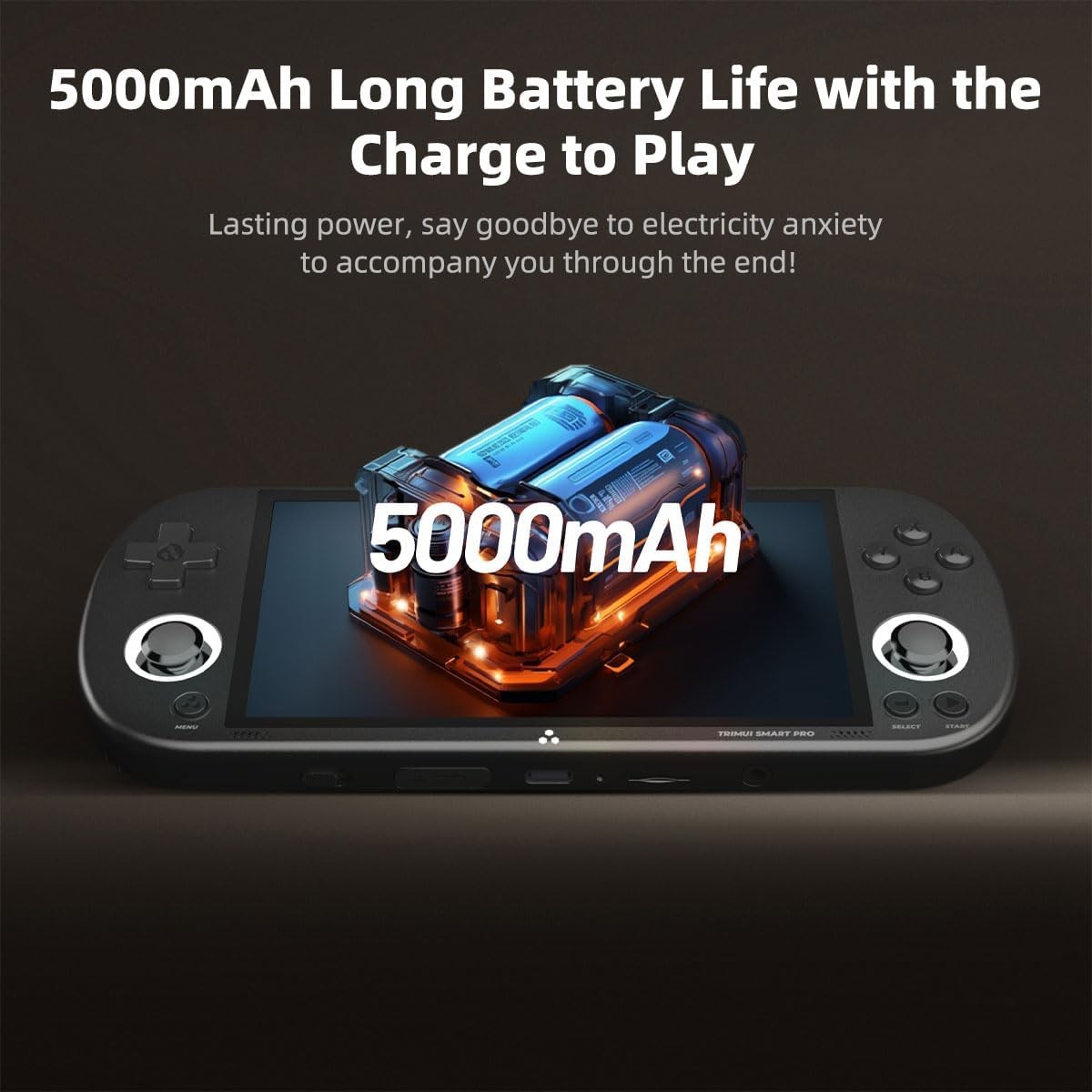 Trimui Smart Pro Handheld 4.96 IPS 5000mAh Black