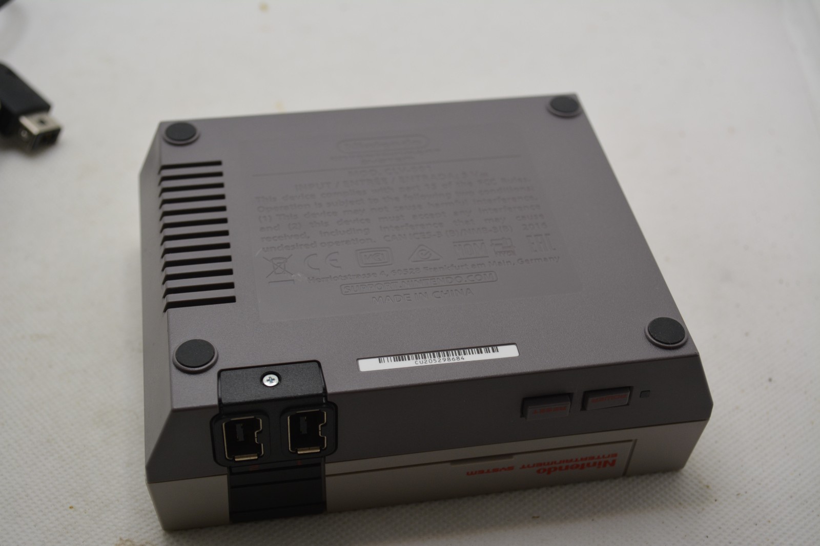 Nintendo NES Classic Edition Mini CLV-001 Bundle with (2) OEM Controllers
