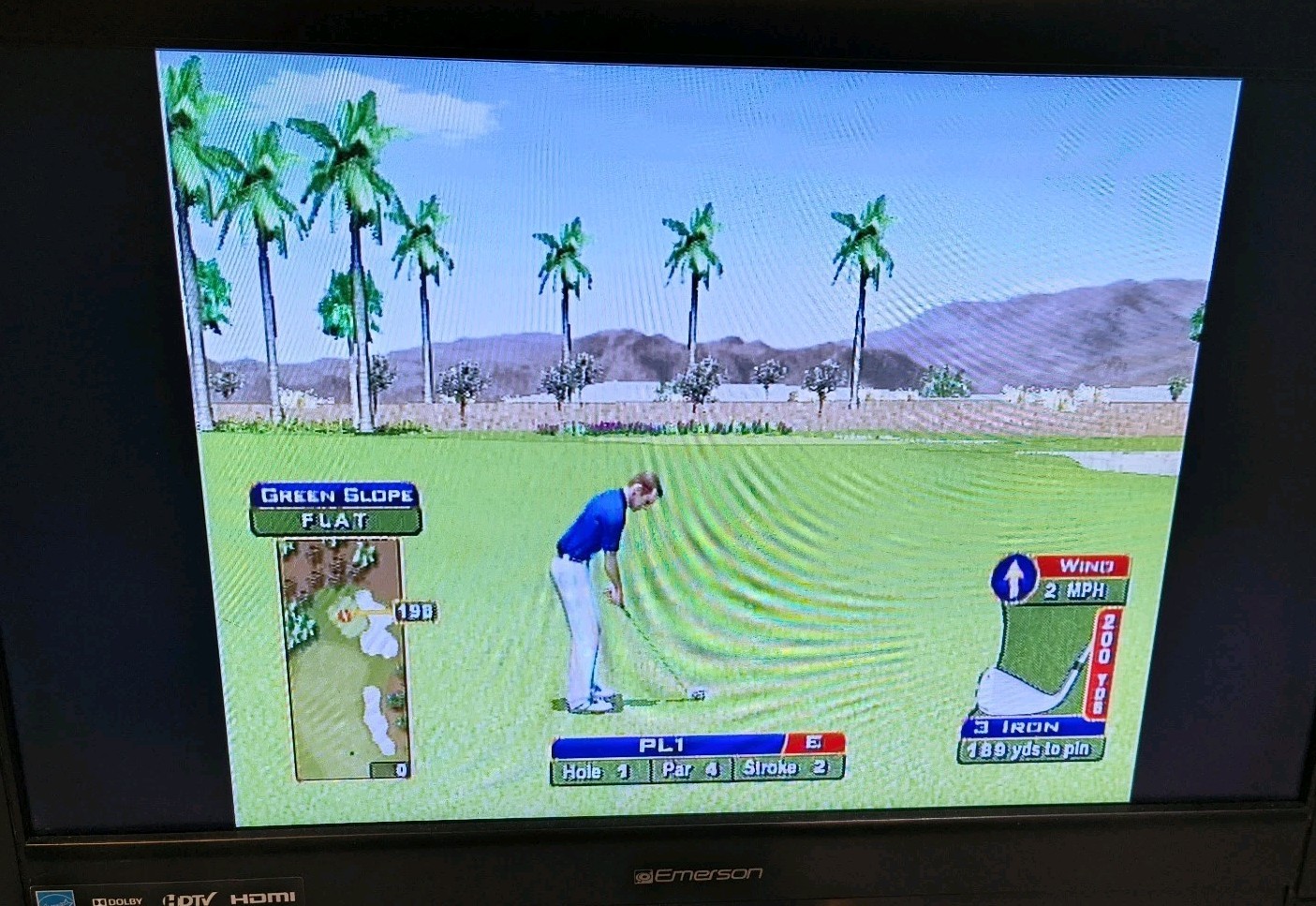 Jakks Pacific Golden Tee Golf Plug & Play Home Video Game w/ Batteries – TESTED