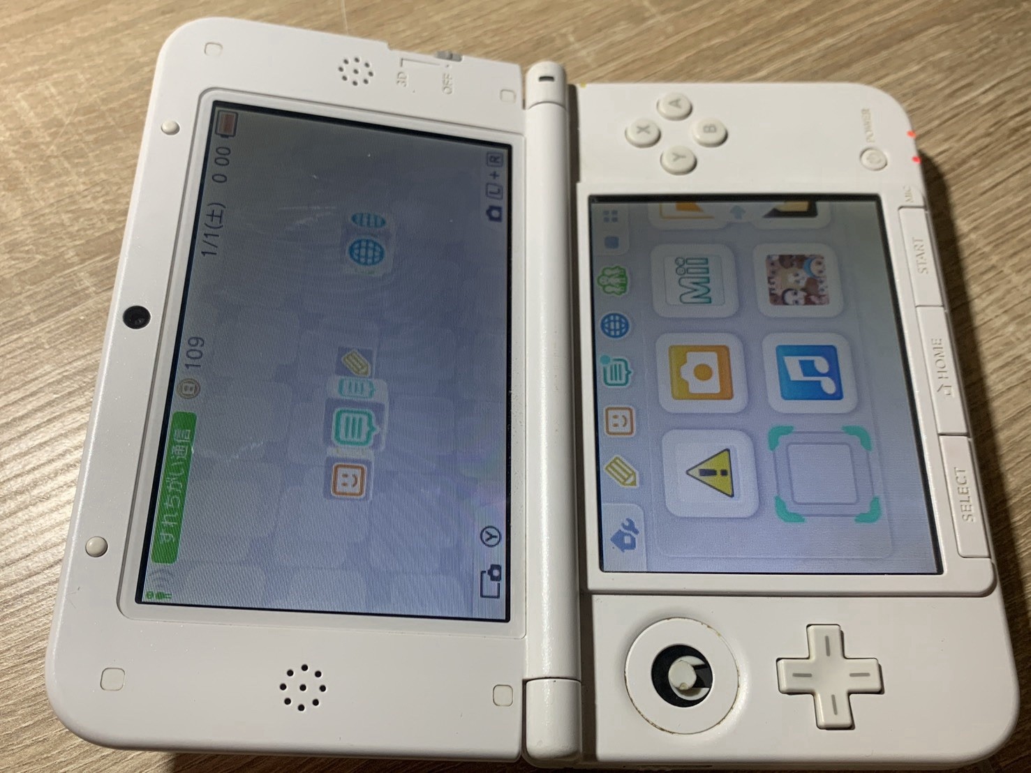 1344 Nintendo 3DS LL Pink White Good TESTED