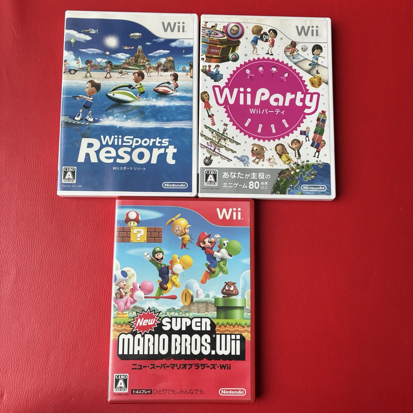 Nintendo Wii Console CIB (EXCELLENT) RLV001 – JPN w/ 3 classic games (NTSC-J)