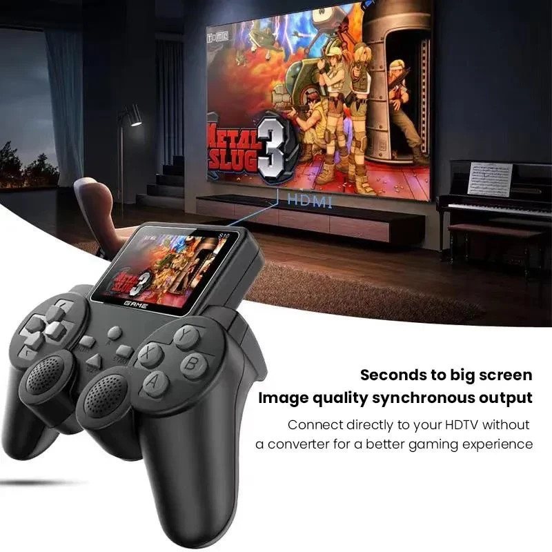 New Kids Retro Handheld Game Console 520 Games Gifts Party Favors Controller