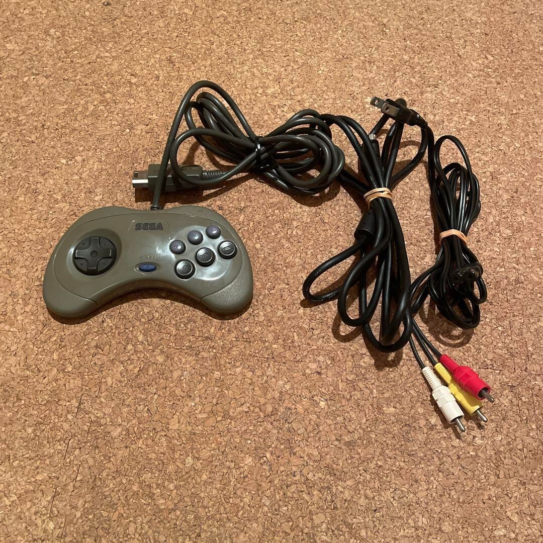 SEGA SATURN HST-3200 Gray Game Console Controller Region Japan