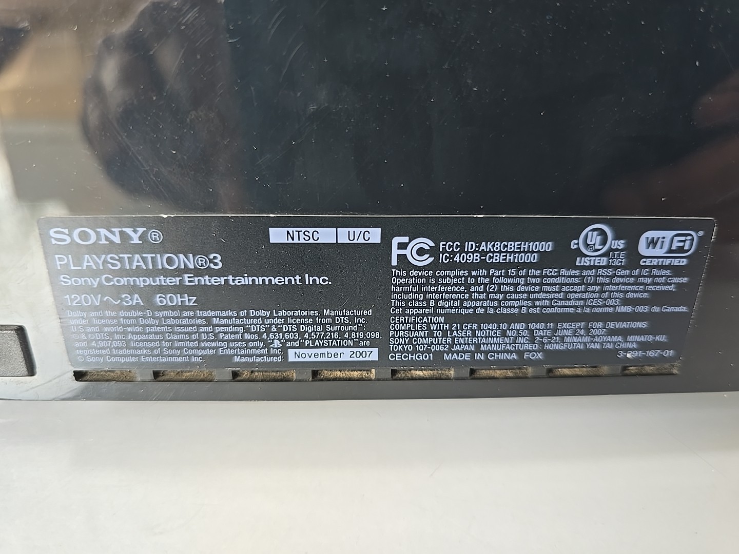 Sony PlayStation 3 PS3 Spiderman 3 Launch Edition 40GB Console CECHG01