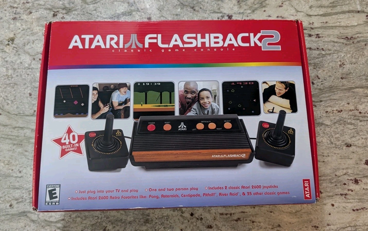 Atari Classic Game Console Flashback 2 Unused 40 Games Original 2005 Gift