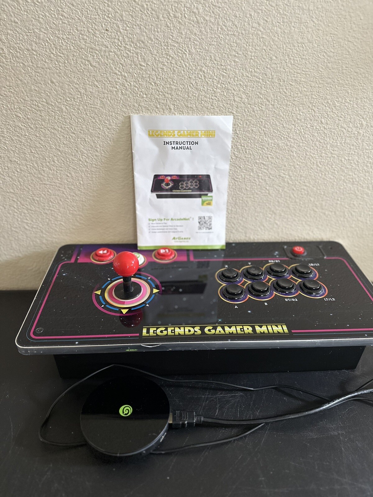 Legends Gamer Mini Table Top Home Arcade Game Classic Retro