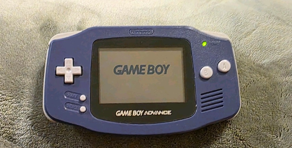 2000 Nintendo Game Boy Advance Handheld System Indigo AGB-001
