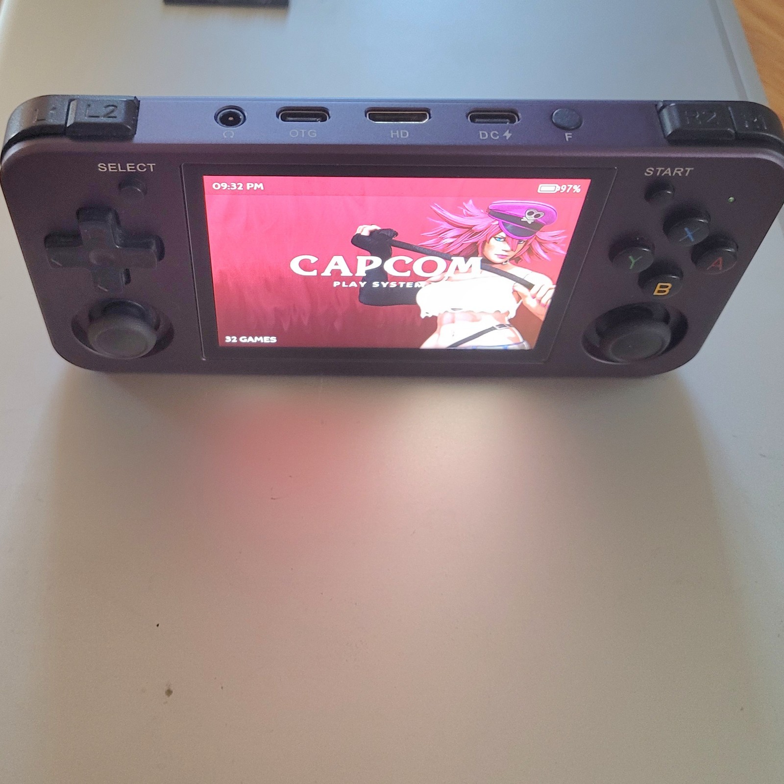 Anbernic RG35XX 64GB+128GB Android/Linux Handheld Console Aluminum Alloy Purple