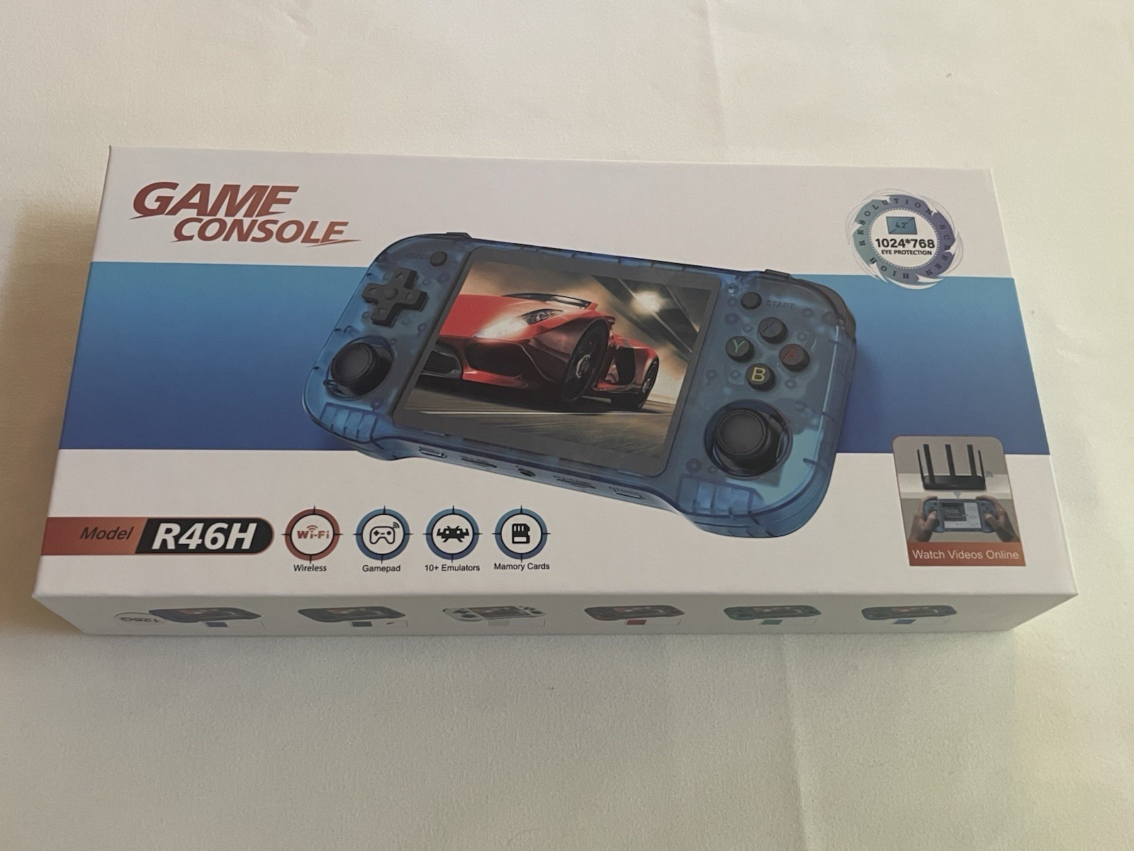 Tolex R46H Game Console 4.2 inch HD IPS R46H Retro Handheld Console