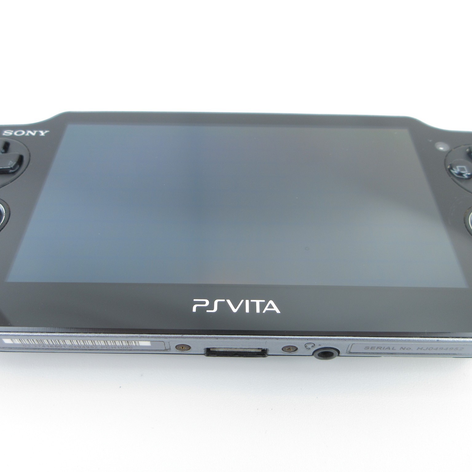 【Very Good】Sony PS Vita PCH-1000 Crystal Black Wi-Fi Model Console only #Arr1011