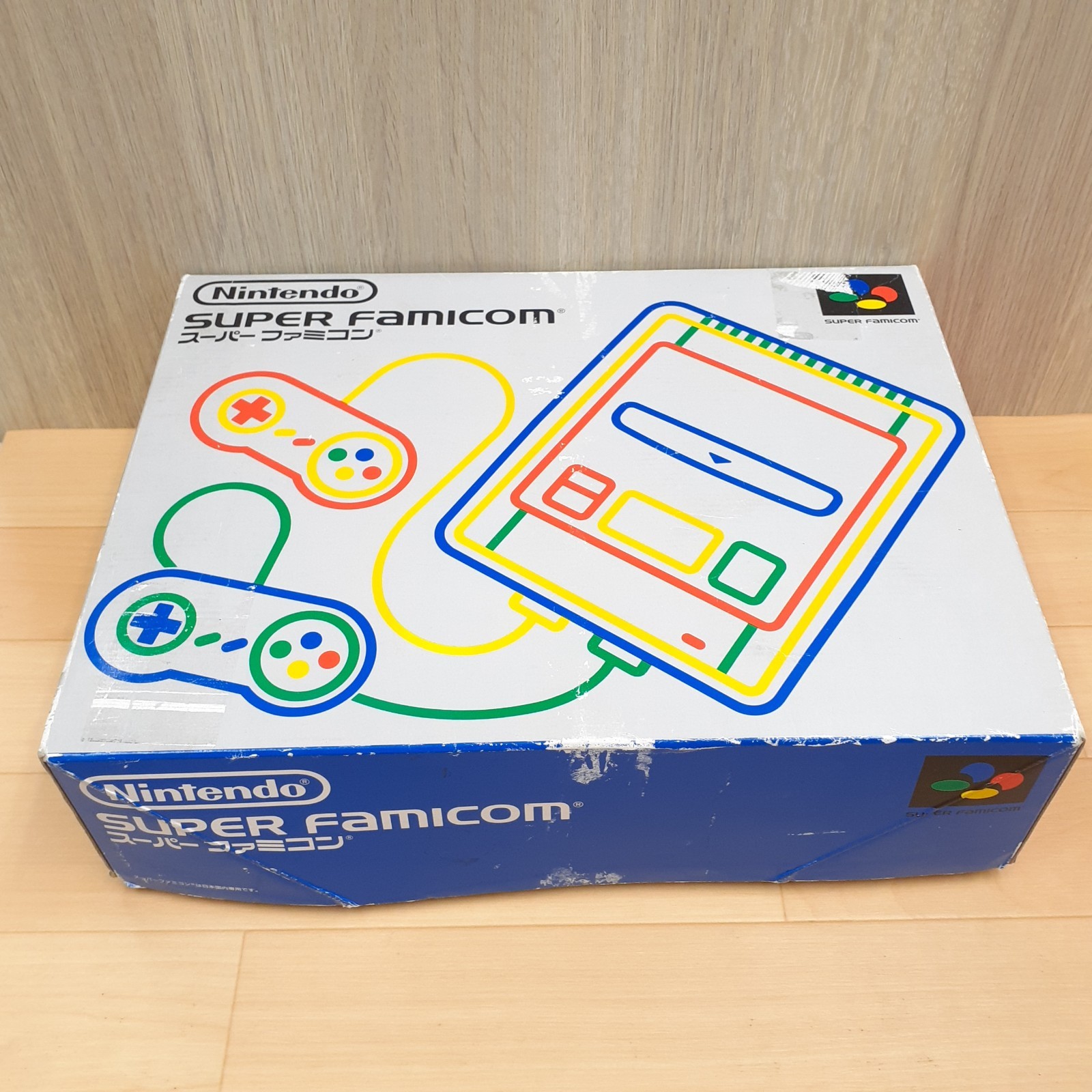 Nintendo Super Famicom Console Japan with Box, Mario Kart Storage Case &10 Games