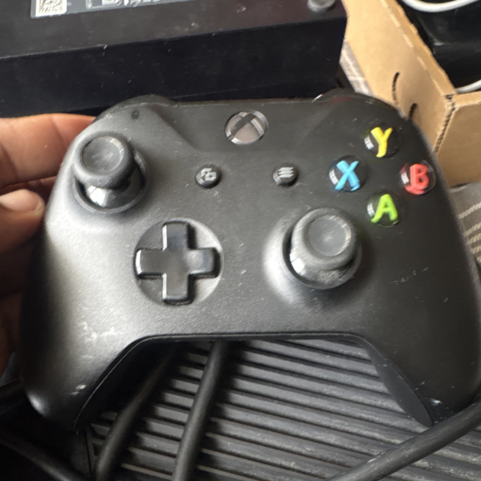 Microsoft Xbox One Black Console with Wireless Controller, HDMI, USB, Ethernet