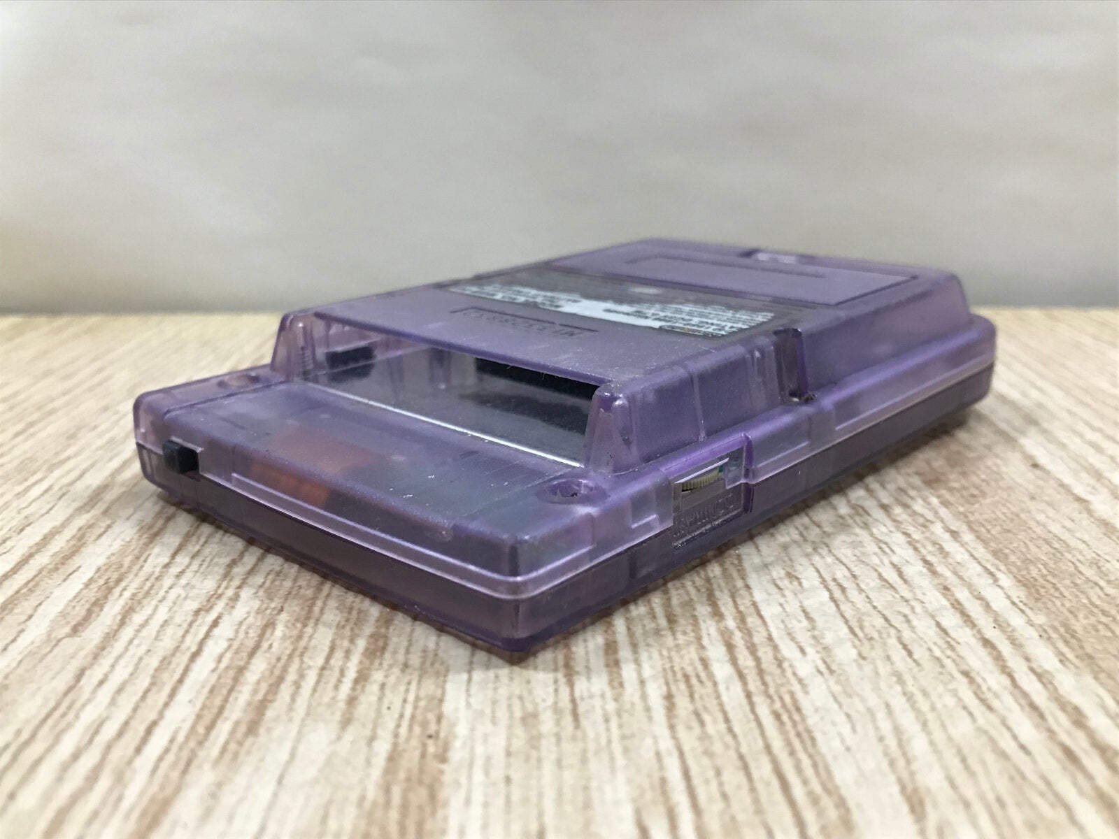GameBoy Pocket Clear Purple Console Nintendo Japan – Tested Working LG9024