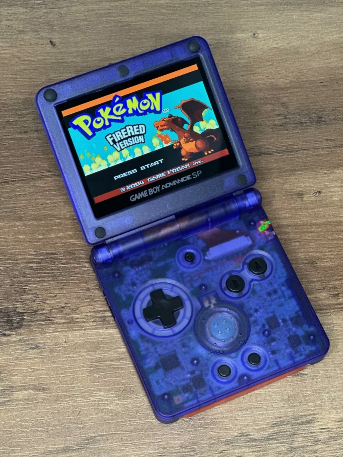 Nintendo Game Boy Advance SP GBA Squirtle SP System IPS LCD Backlight BUTTONS