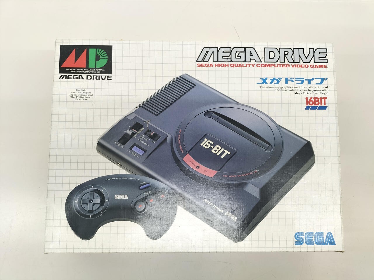 Mega Drive Console System Boxed Ref B10005864 Tested SEGA HAA-2510