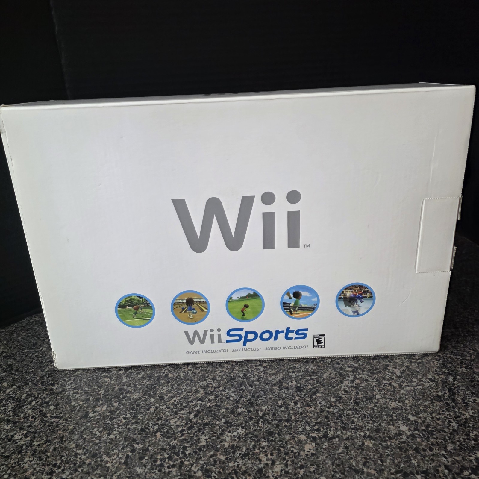 Nintendo Wii Sports Bundle BOX ONLY With Manuals Inserts Registration Card OEM
