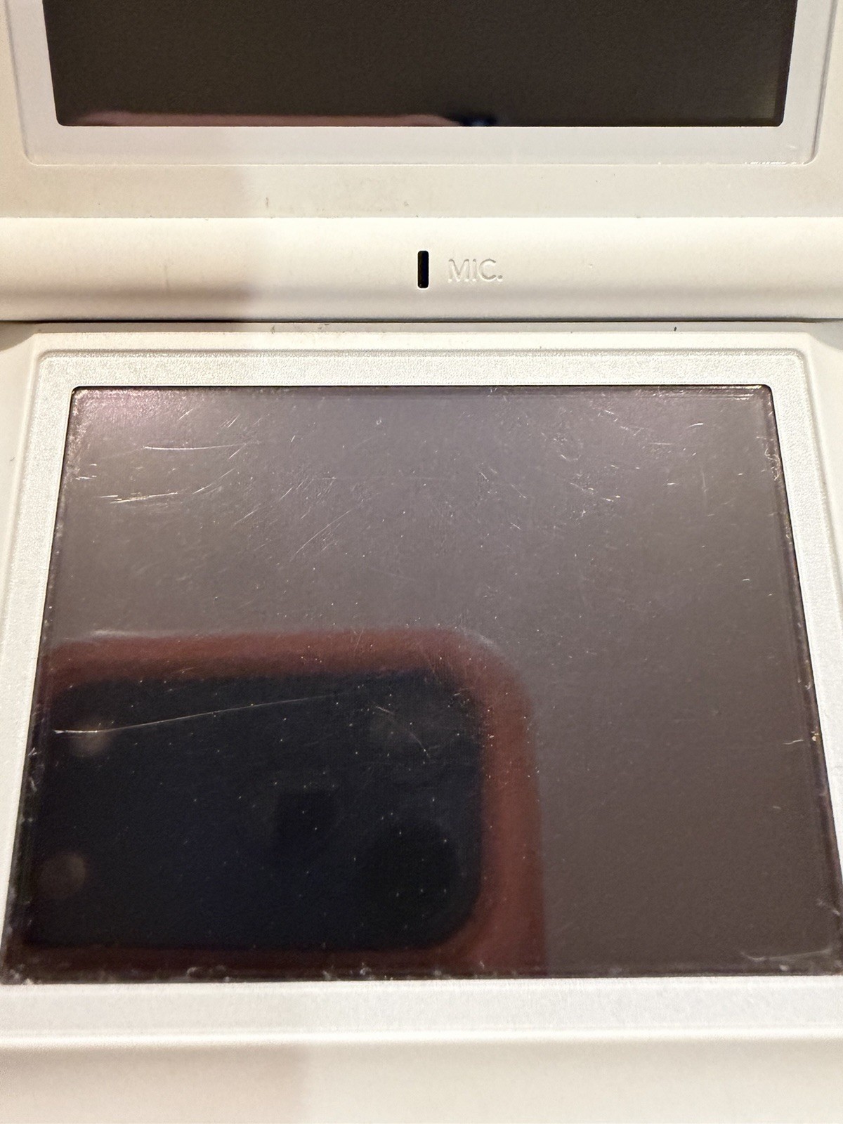 Nintendo DS Lite Console USG-001 w/ Hard Case Polar White No Charger Works
