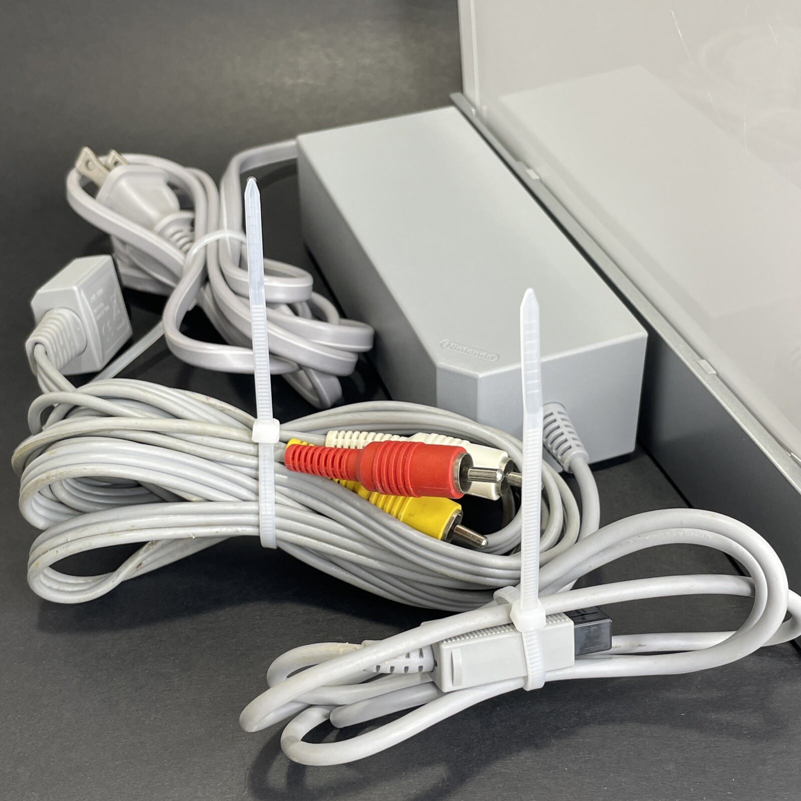 Nintendo Wii Console System: Console, Cables, Dock, Connectors, Many Controllers