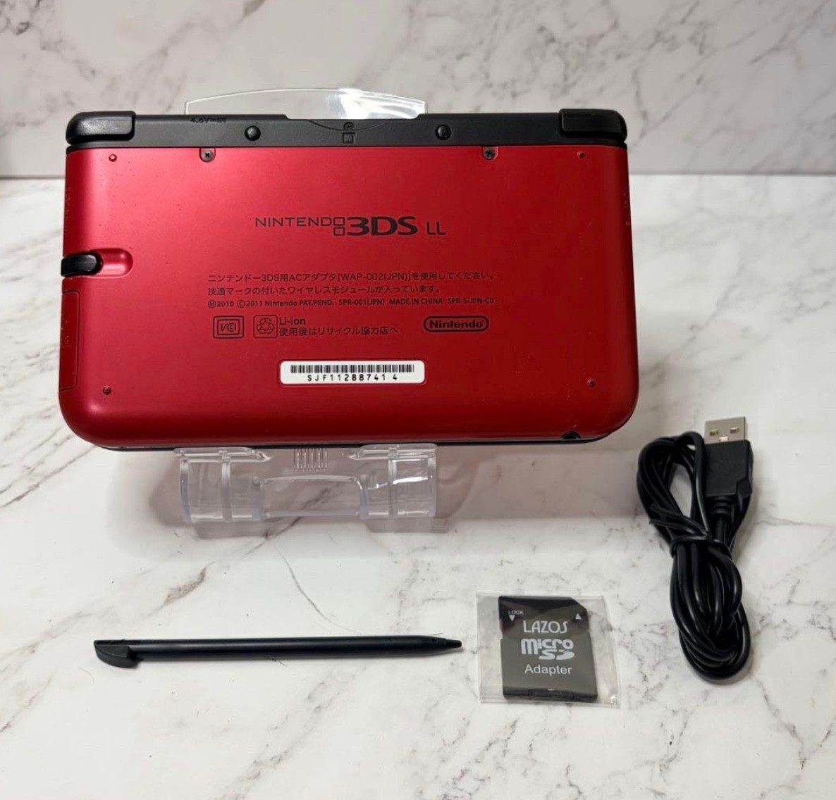 [Working condition, with accessories] Nintendo 3DS XL RED