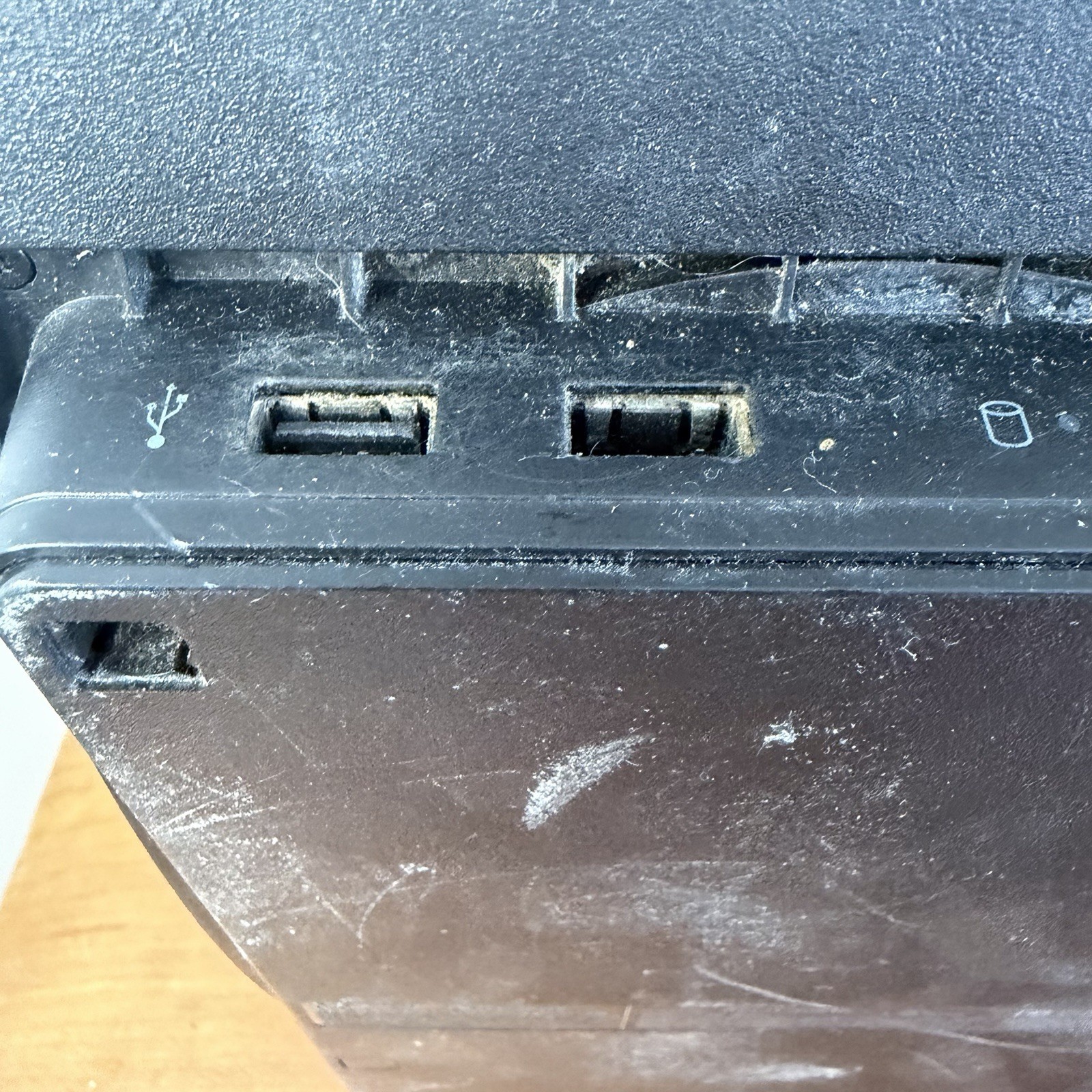 PlayStation 3 & Two Wireless Controllers CECH-3001A Slim Console for Parts Only