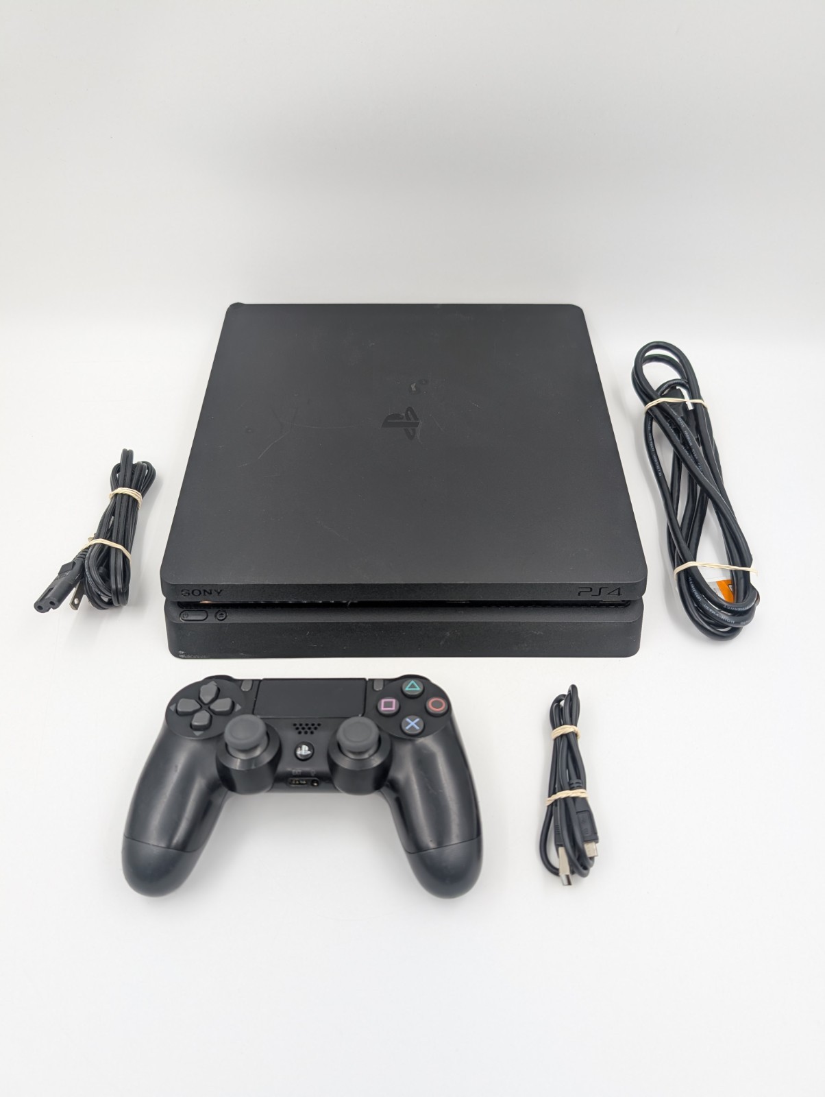 PlayStation 4 Slim 500gb Console w/ Controller & Cables Low 10.5 Firmware – READ