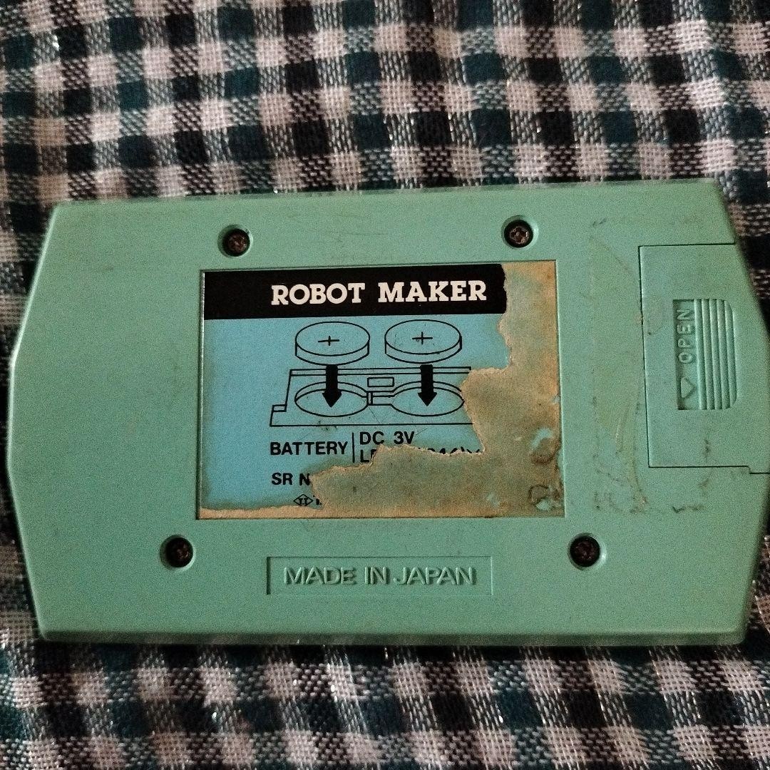 Robot Maker Takatoku Toys Handheld Game LCD LSI Tested Working Used From Japan