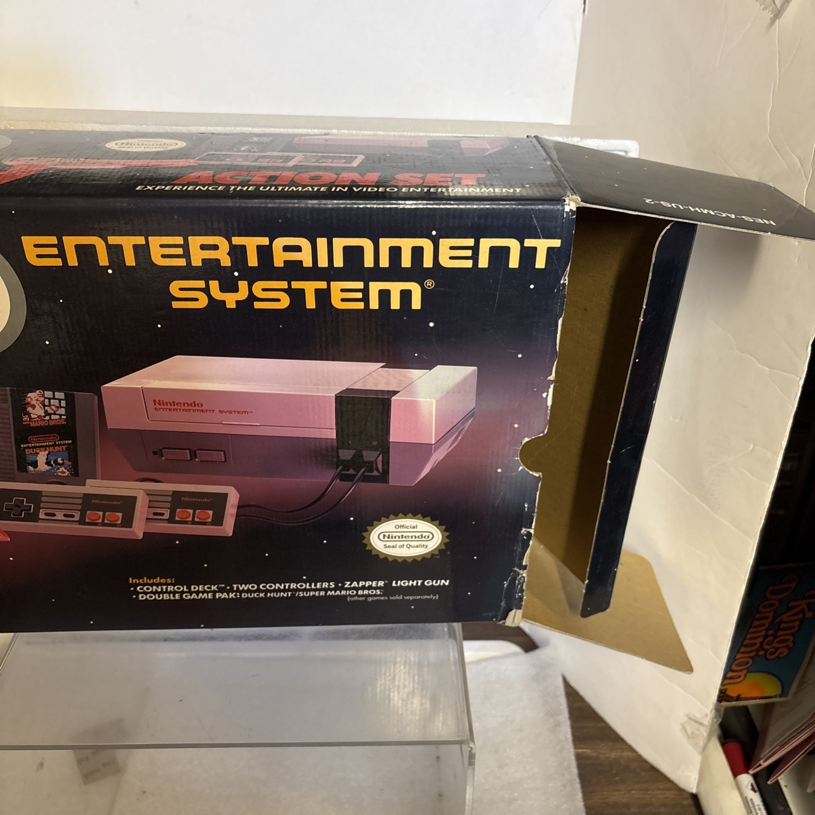 Nintendo NES Action Set System Console – Complete – Tested – Authentic + Games
