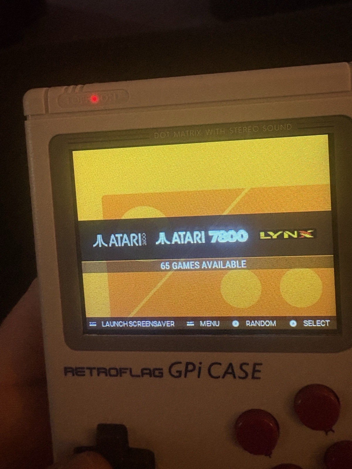 RETROFLAG GPi Case Handheld Emulator Raspberry Pi Zero 32GB SD Card. (See Desc)