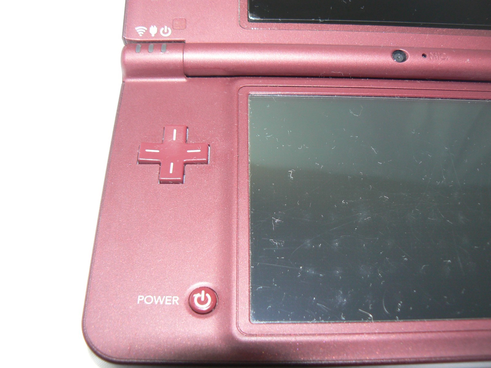Nintendo DSi LL XL DS Burgundy Wine Red Console Used Tested NTSC-J