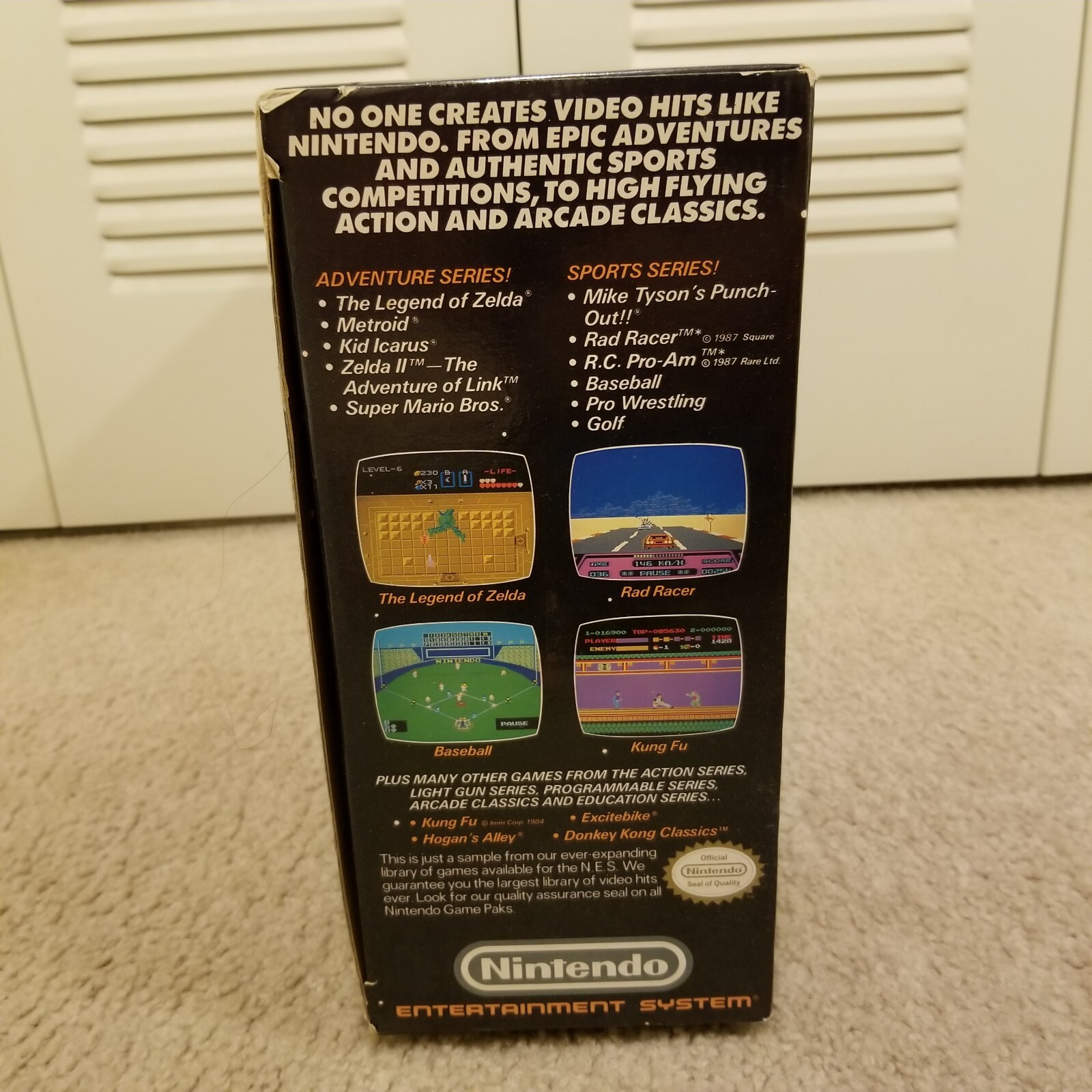 UNTESTED NES Action Set in Box Mario Zapper