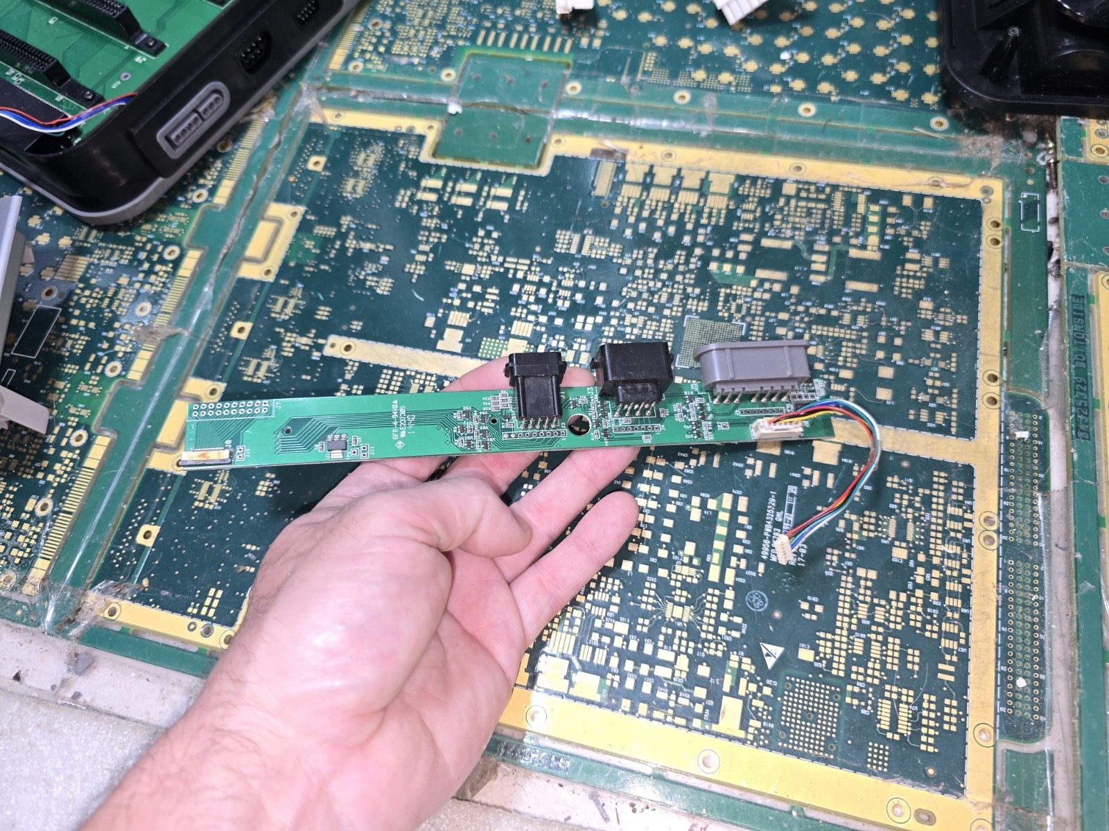 Hyperkin Retron 5 Right Side Controller Port Board w/Cable ONLY-Good-Tested-READ